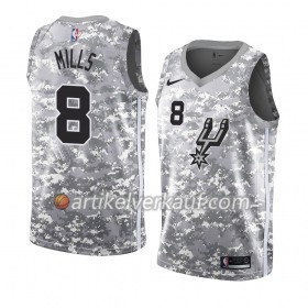 NBA San Antonio Spurs Trikot Patty Mills 8 2018-19 Nike Grau Swingman - Herren